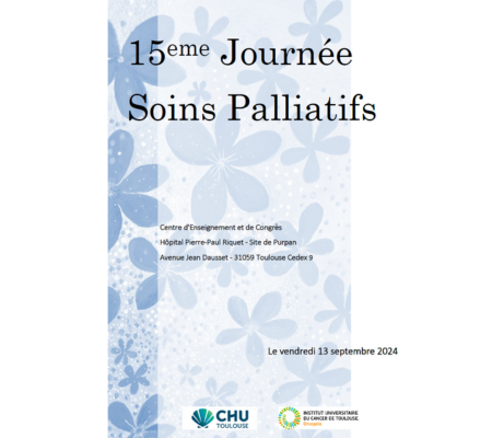 15eme Journée régionale Soins Palliatifs, vendredi 13 septembre 2024 à Toulouse